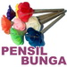 souvenir pensil bunga