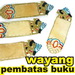 wayang pembatas buku