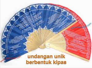 jenis undangan kipas jenis undangan kipas