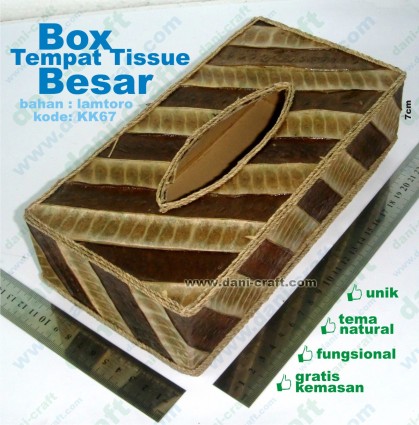 box tempat tissue natural besar