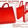 souvenir tas furing puring warna merah TP2
