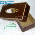 tempat tissue box daun souvenir