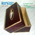 tempat tissue kotak daun