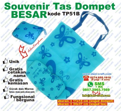 souvenir dompet tas