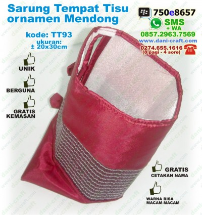 tempat tissue mendong
