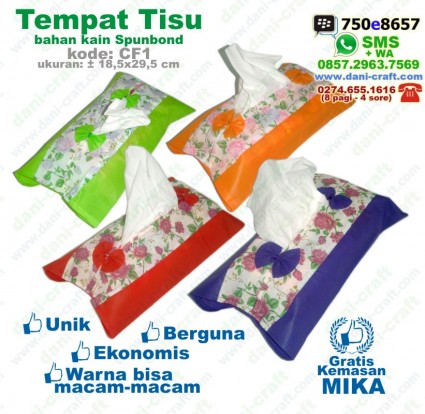 souvenir tempat tisu murah