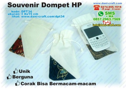 souvenir dompet HP